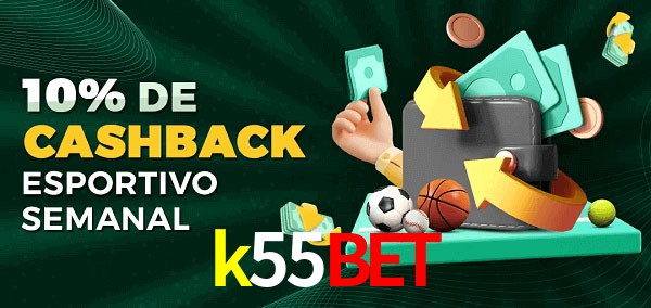 10% de bônus de cashback na k55bet